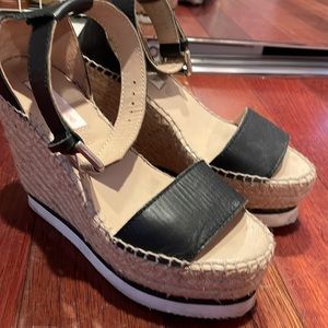 See by Chloe glyn wedge sandals size 36